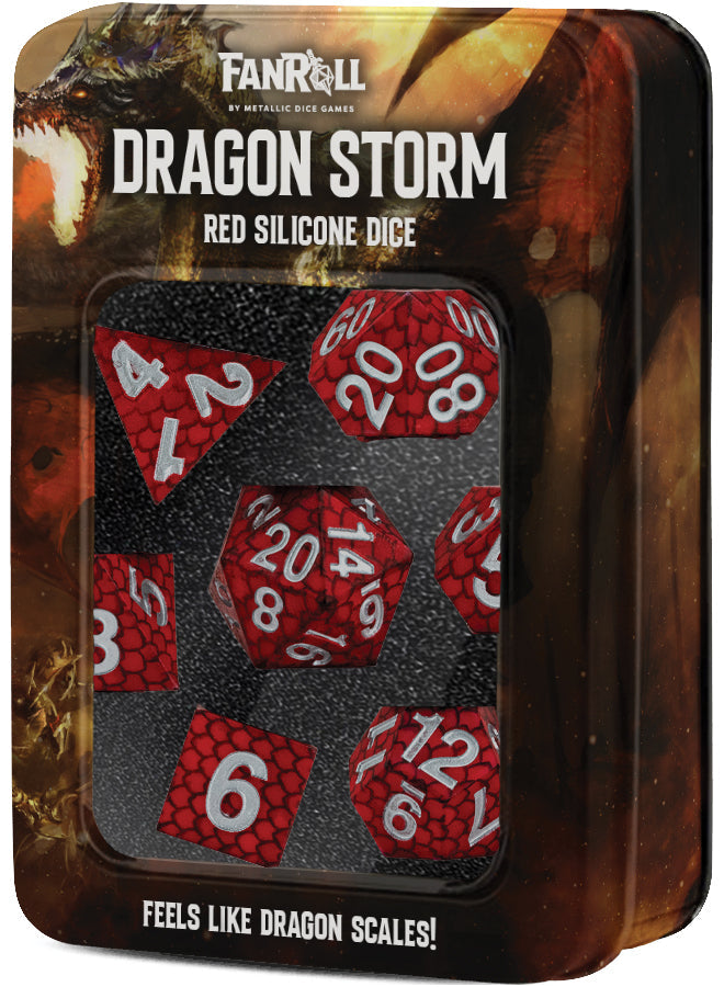 Dragonstorm Inclusion Resin Dice Set