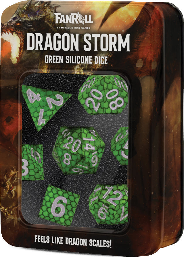 Dragonstorm Inclusion Resin Dice Set
