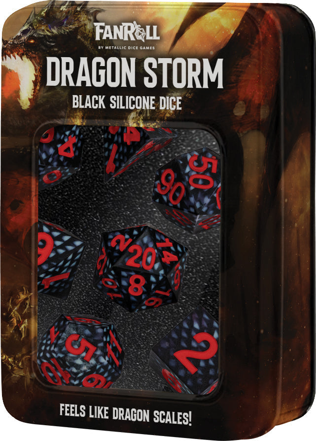 Dragonstorm Inclusion Resin Dice Set