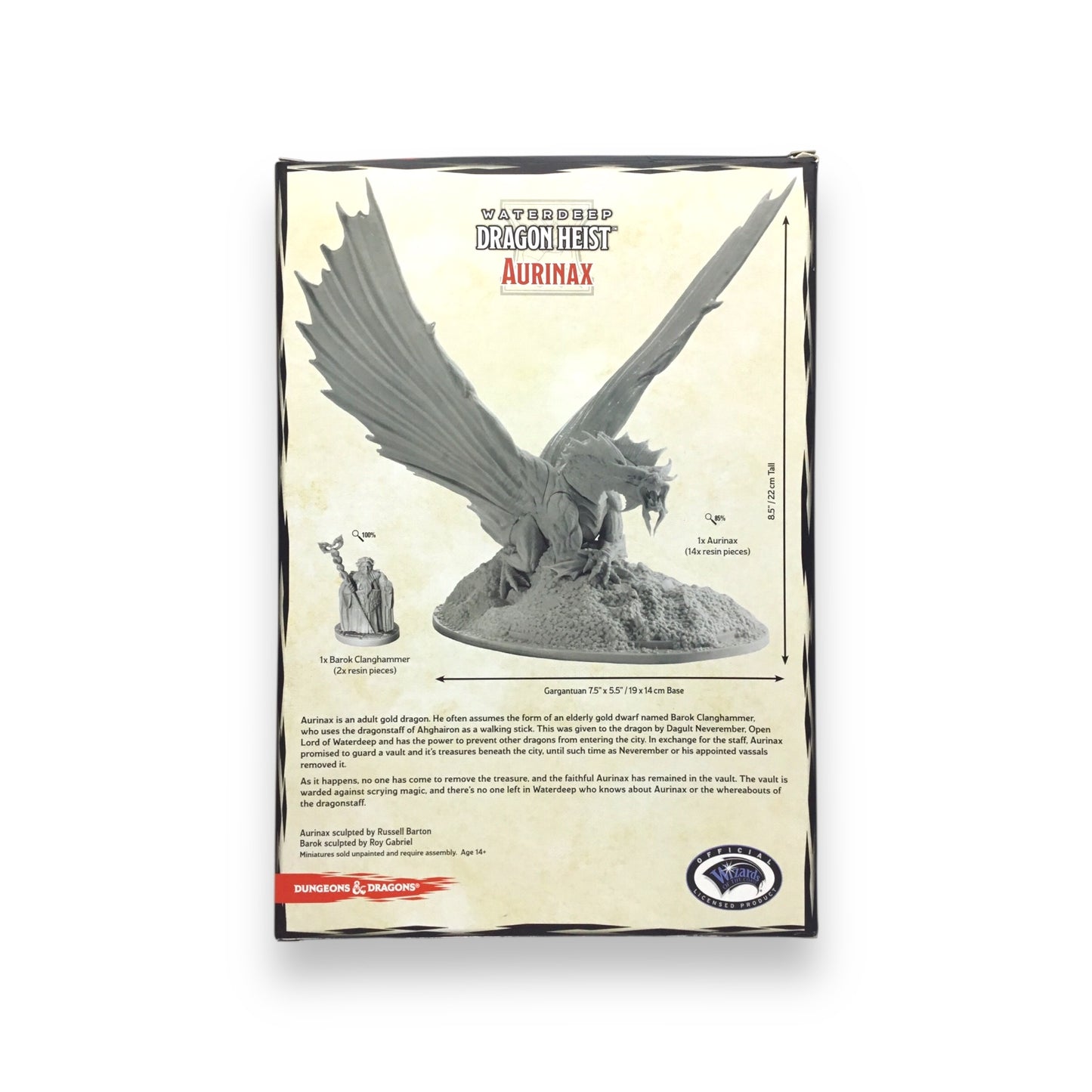 Dungeons & Dragons Aurinax Collector's Series Resin Miniature