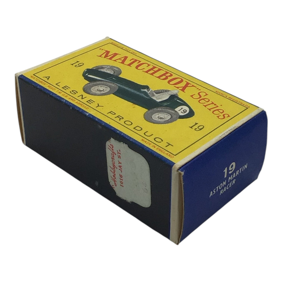 Lesney Matchbox Series #19 Aston Martin Racer w/ Original Box