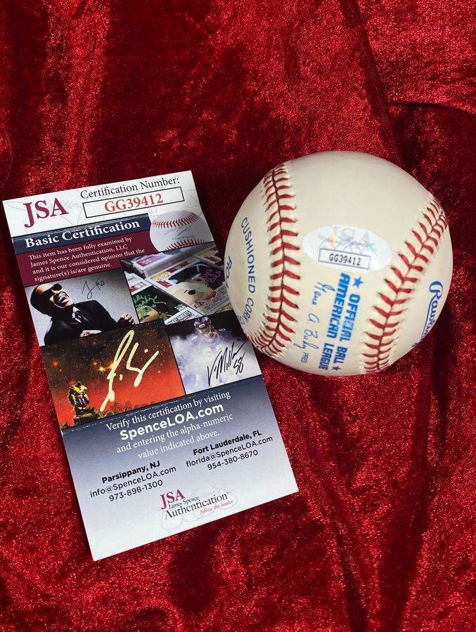 Earl Weaver Certified Authentic JSA Autographed Baseball