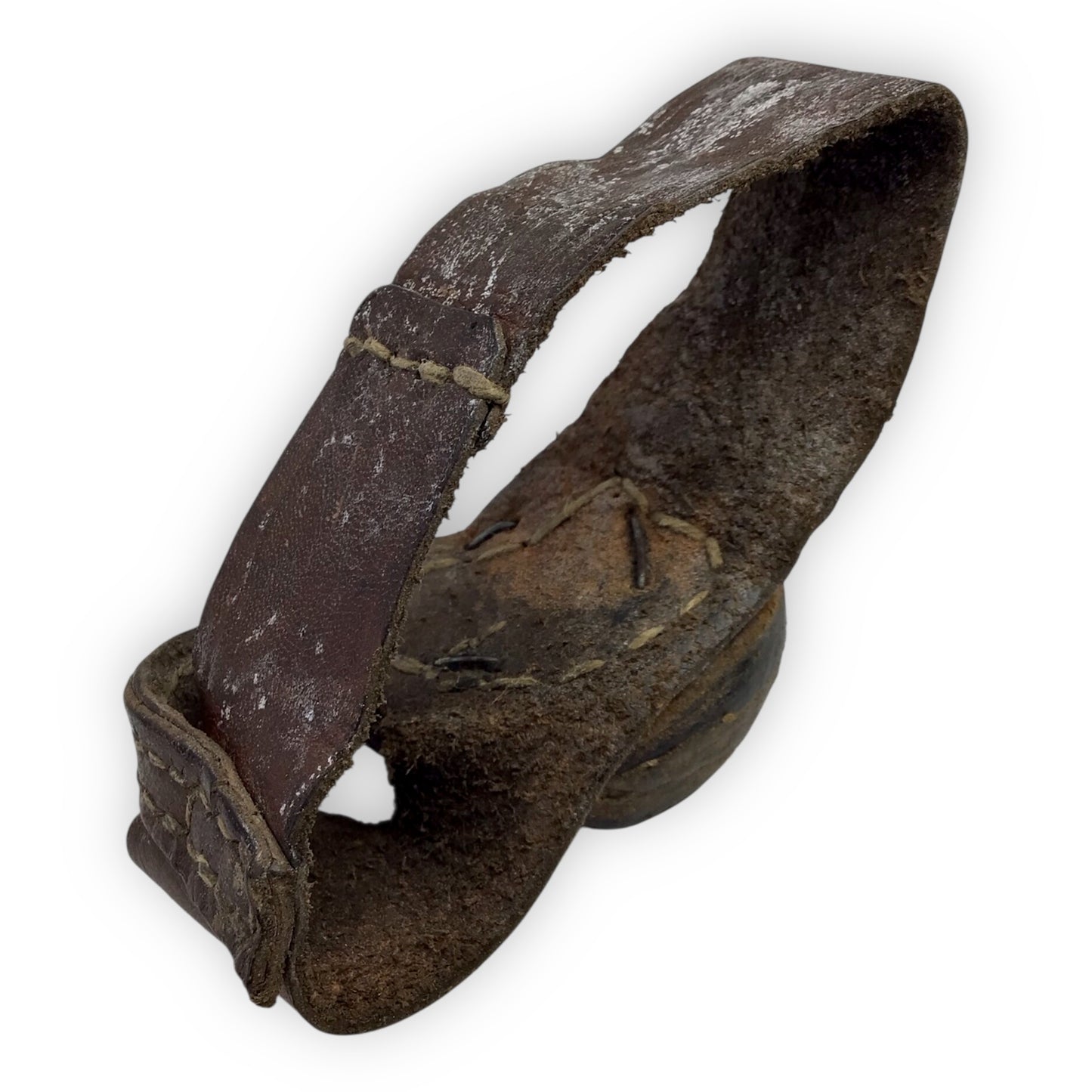 Early 1900s Sailmaker's Tool - Leather and Metal Construction