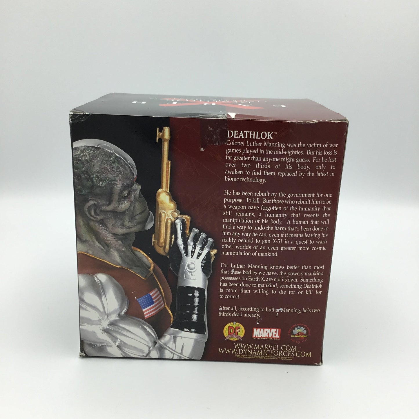 Earth X DEATHLOK Resin Bust by Alex Ross - Dynamic Forces 2002 - 2498/ 3000