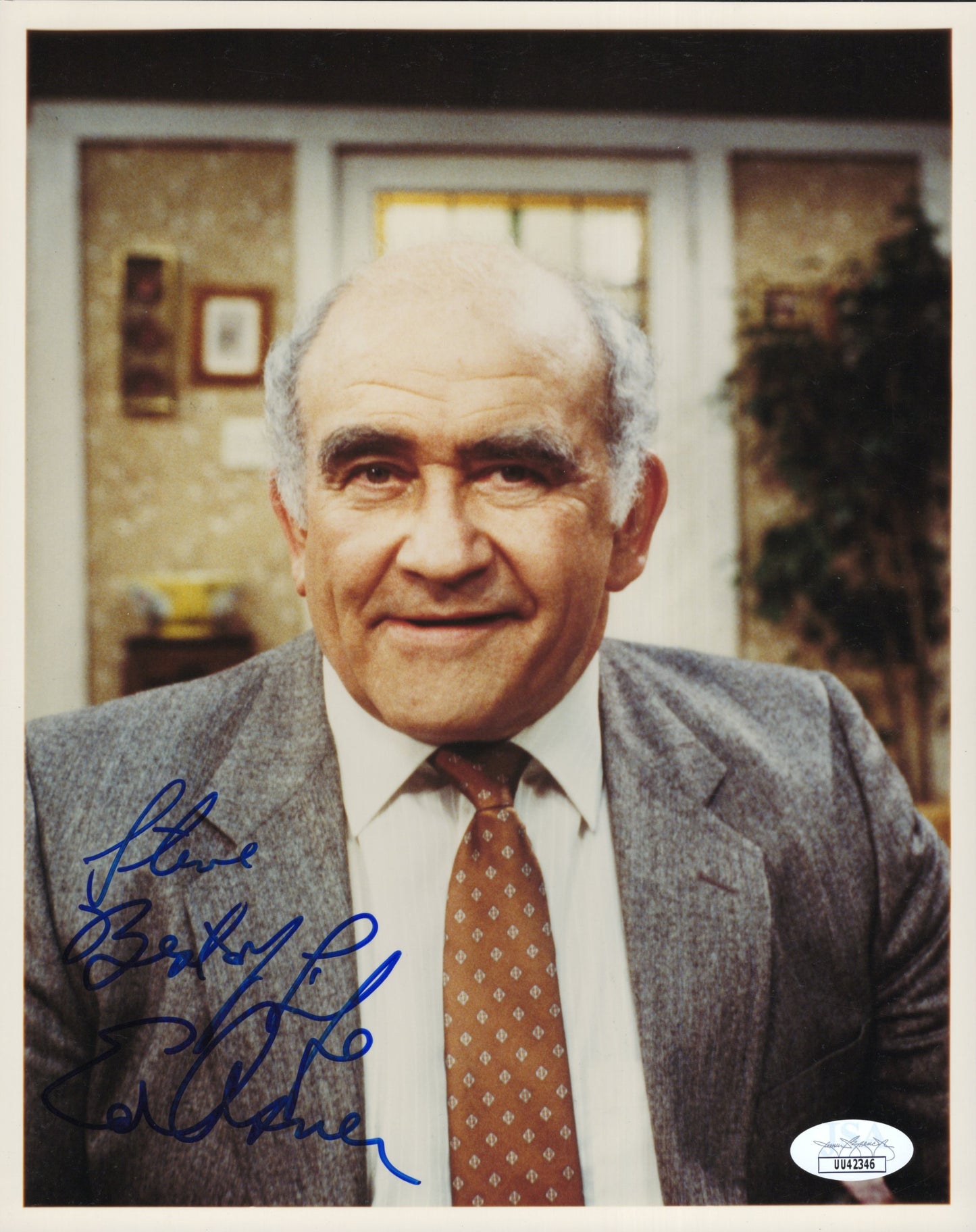Ed Asner Signed 8x10 Photo "Have Best of Life" Autograph, JSA & PSA Cert