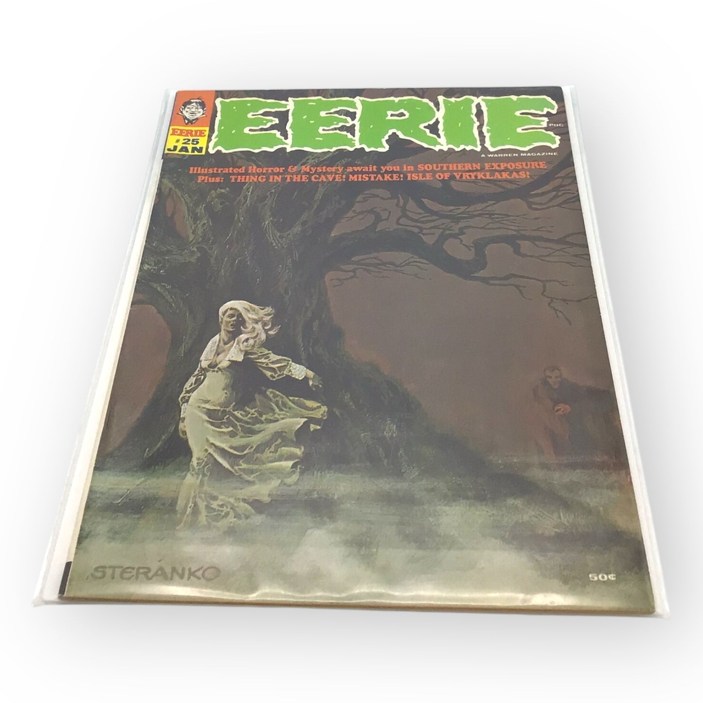 Eerie #25 (Jan 1970) – Illustrated Horror & Mystery – Steranko Cover