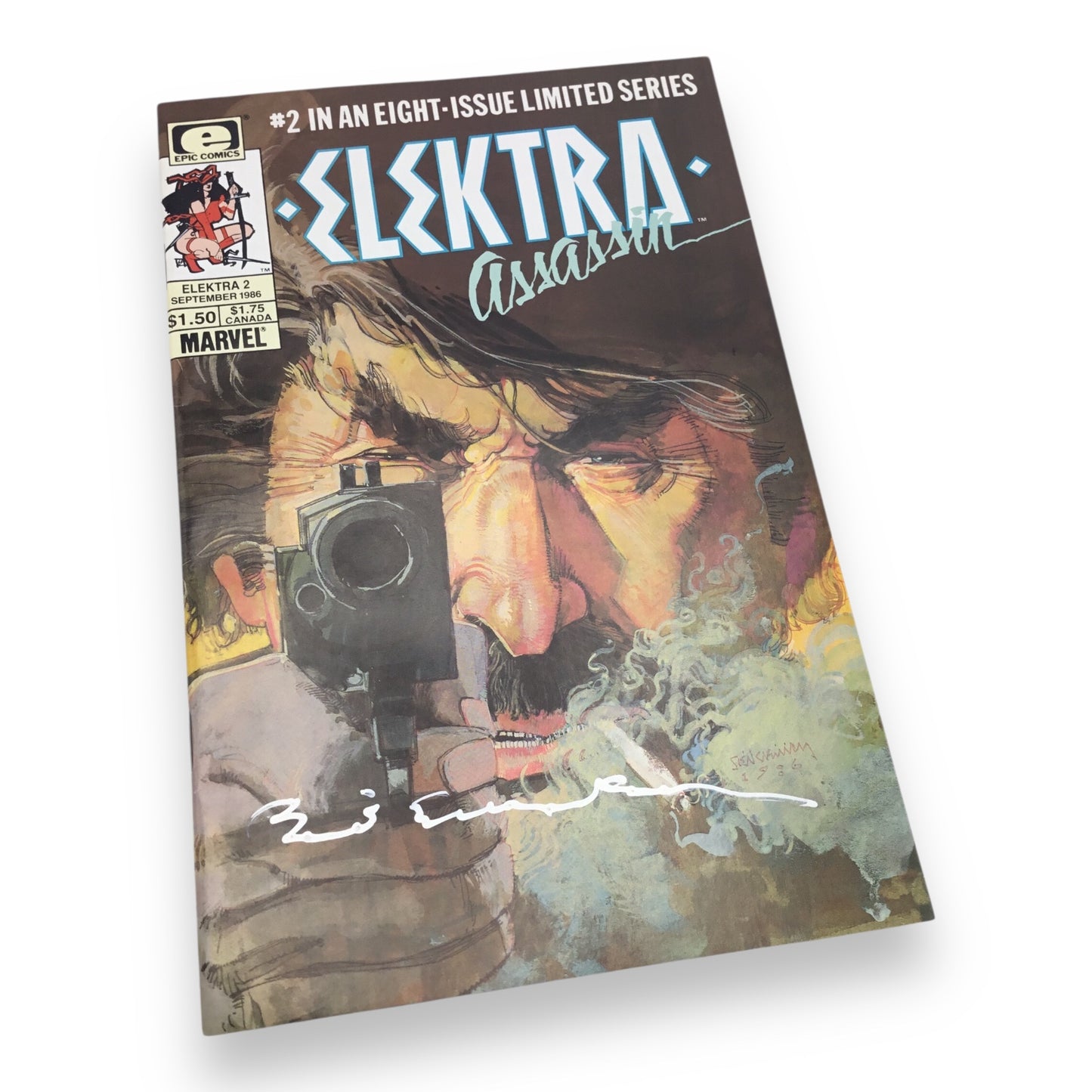 Elektra #1–8 Complete Set (1986, Marvel Comics) Signed by Mark A. Nelson