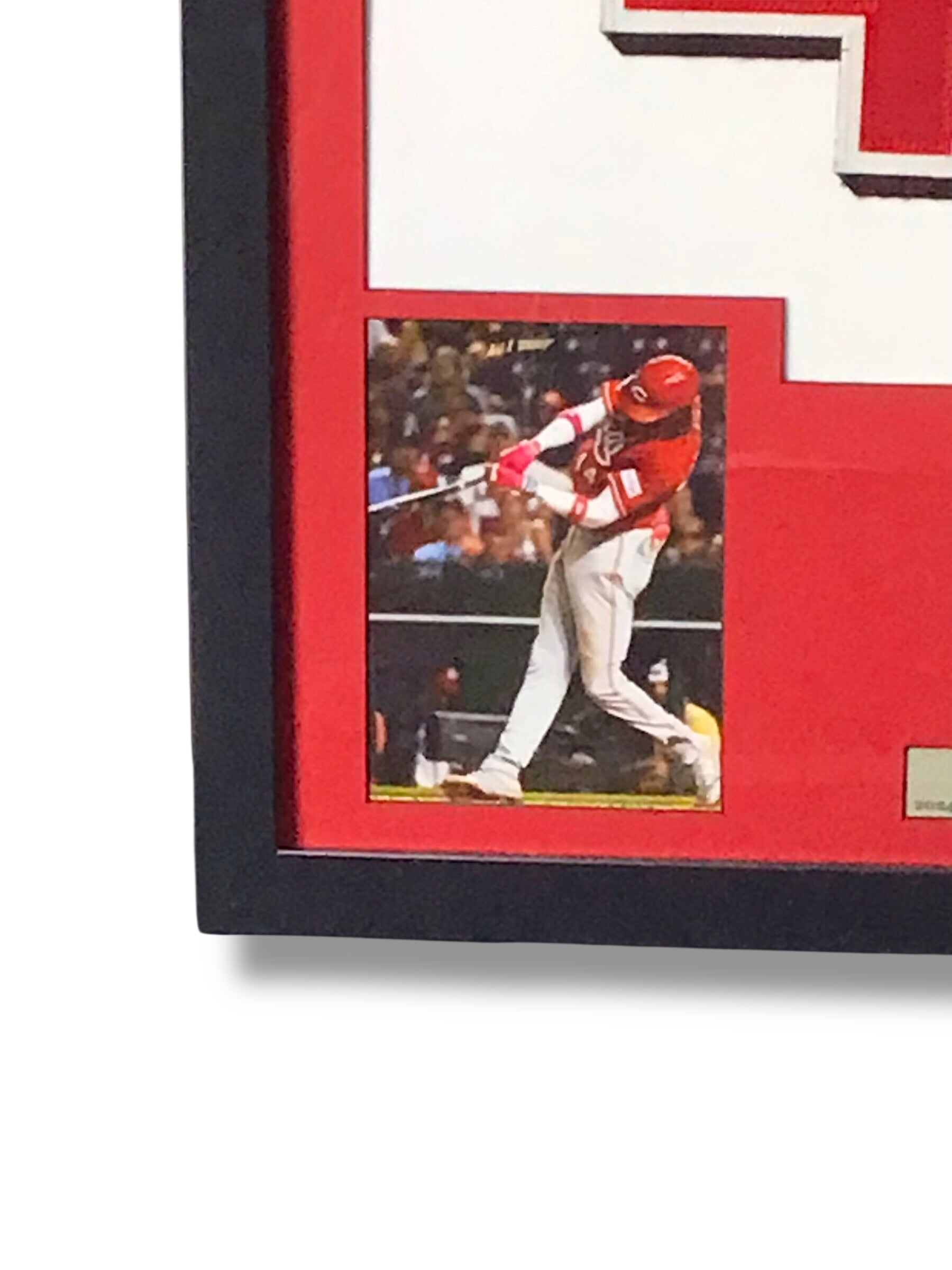 Elly De La Cruz Signed Custom Framed Jersey w/ Beckett Cert & Topps RC Card