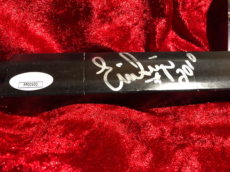 Eric Singer, KISS drummer, autographed drumsticks, JSA certified