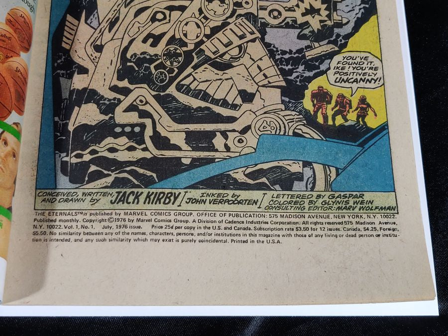 Eternals #1 - Marvel 1976 - by Jack 'The King' Kirby - VF/NM