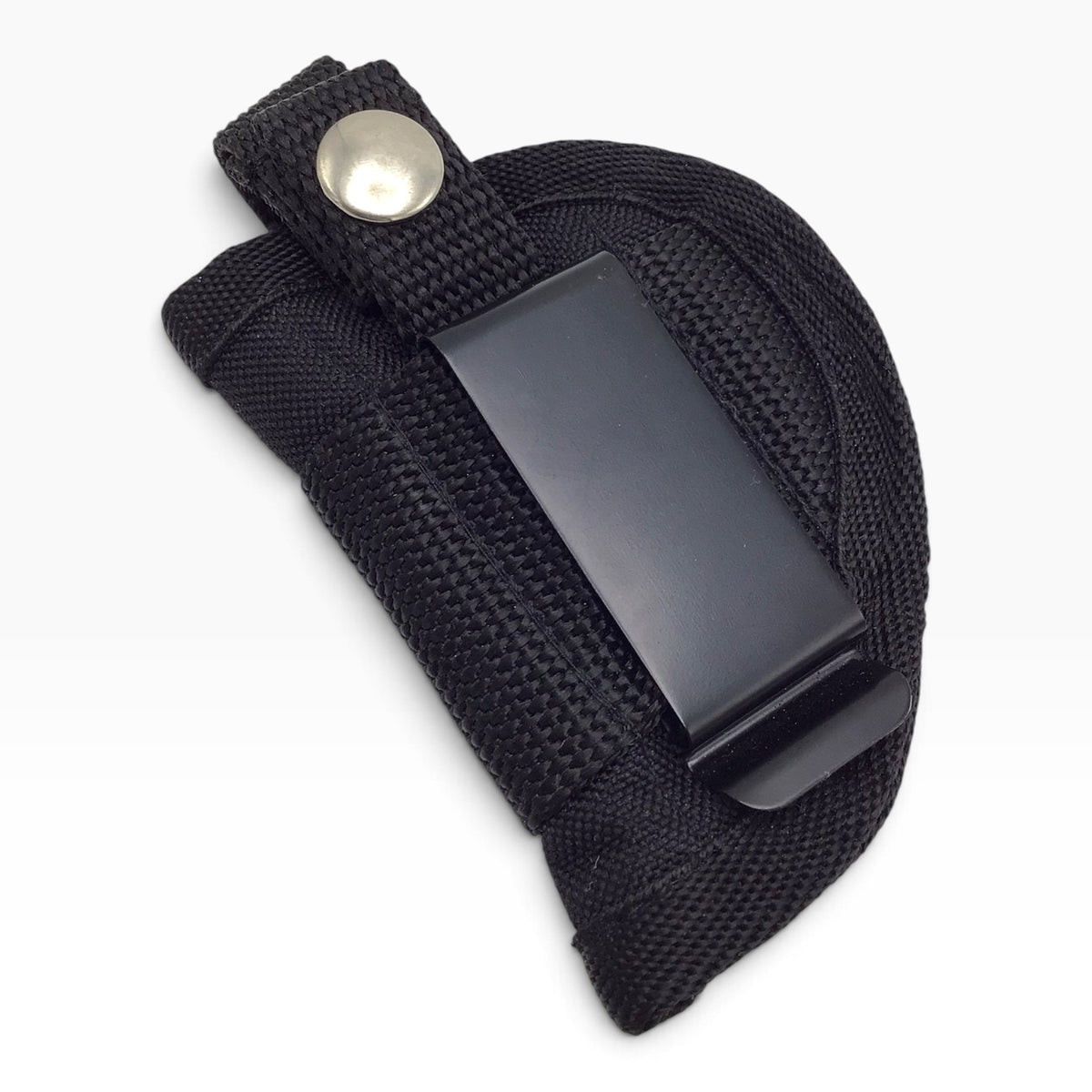Black Nylon Clip-On Holster with Retention Strap