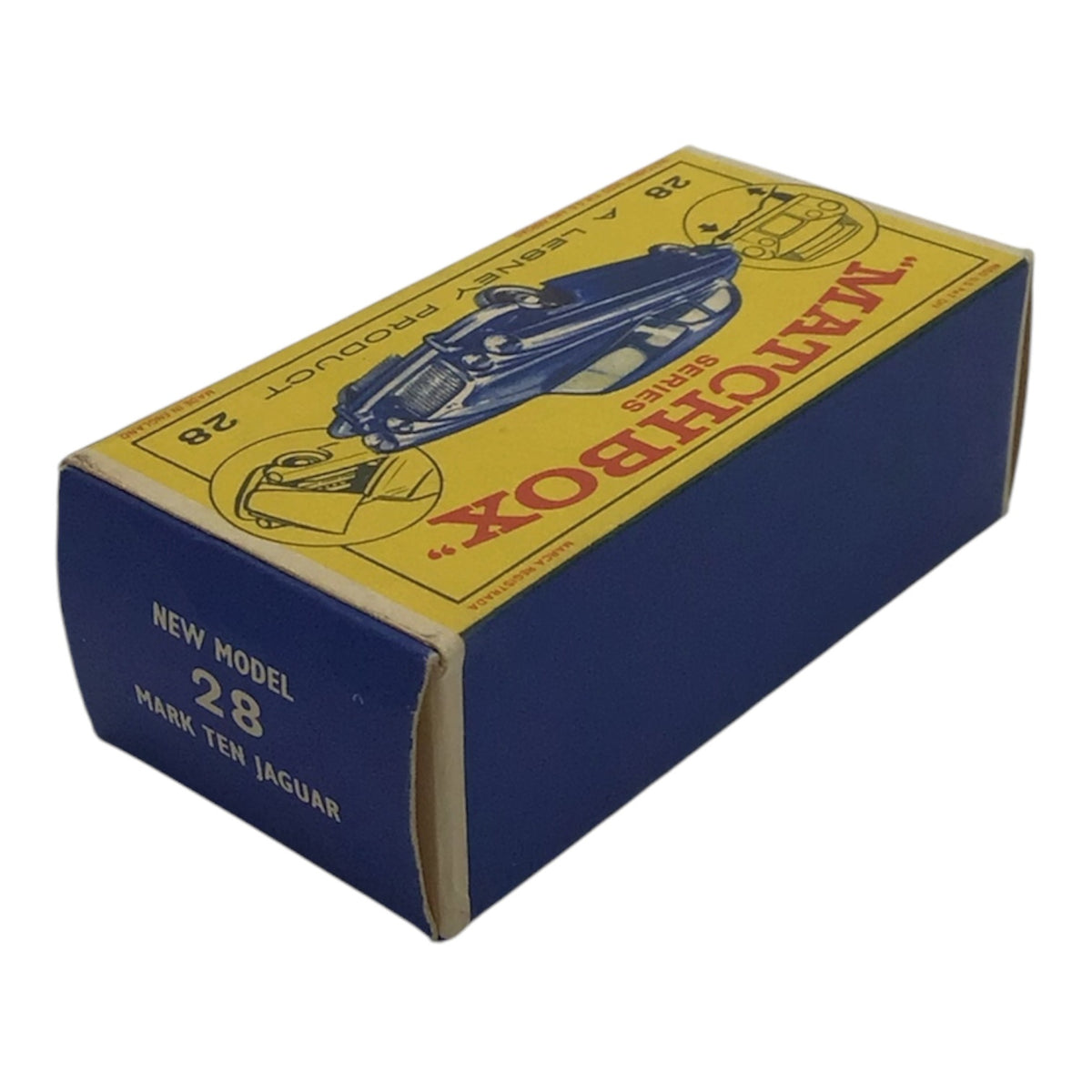Lesney Matchbox Series #28 Mark Ten Jaguar w/ Original Box