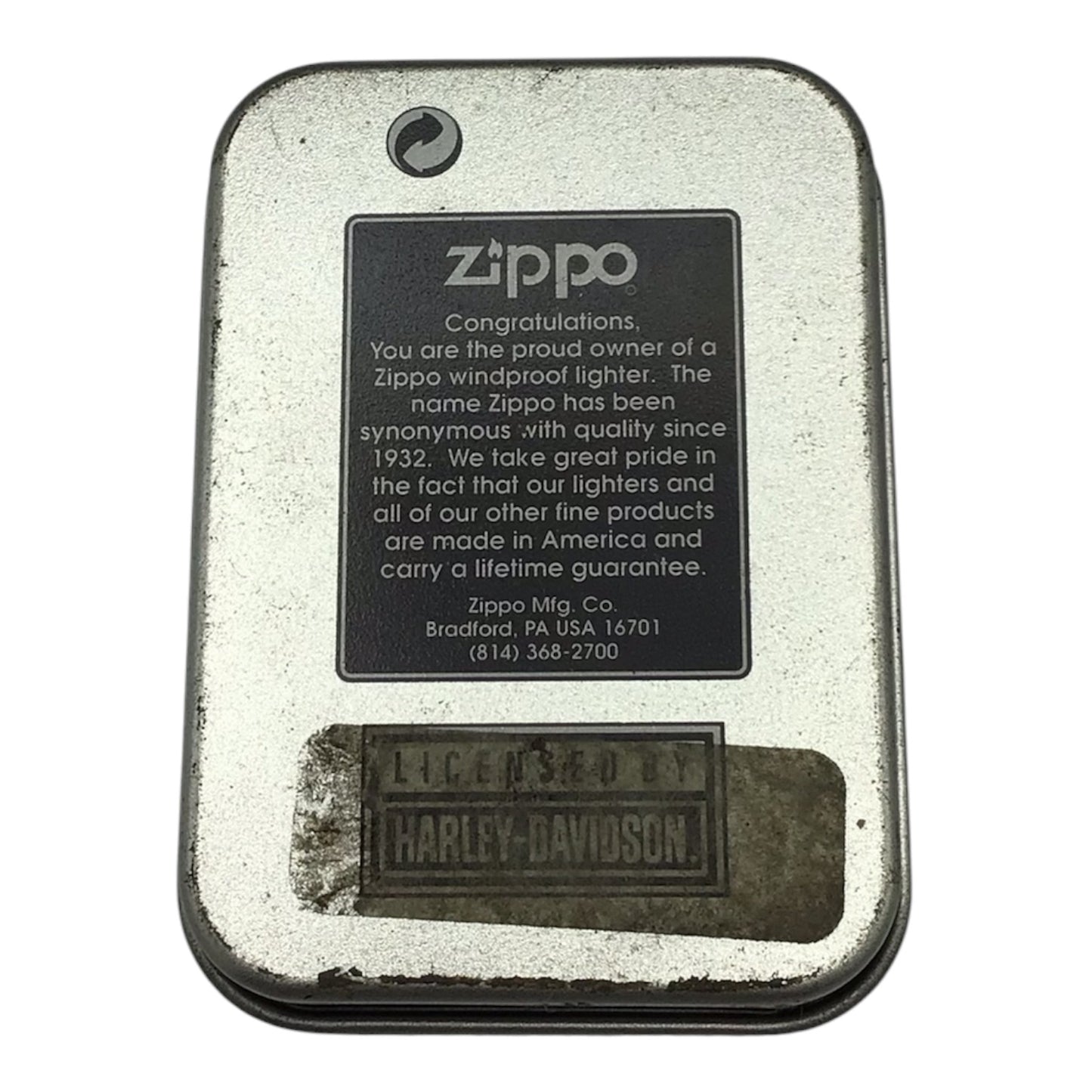 Harley-Davidson Motorcycles Camel Cigarettes Zippo Lighter