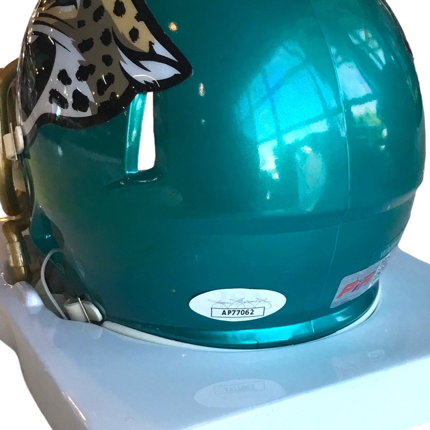 FRED TAYLOR SIGNED JACKSONVILLE JAGUARS FLASH SPEED AUTHENTIC HELMET JSA
