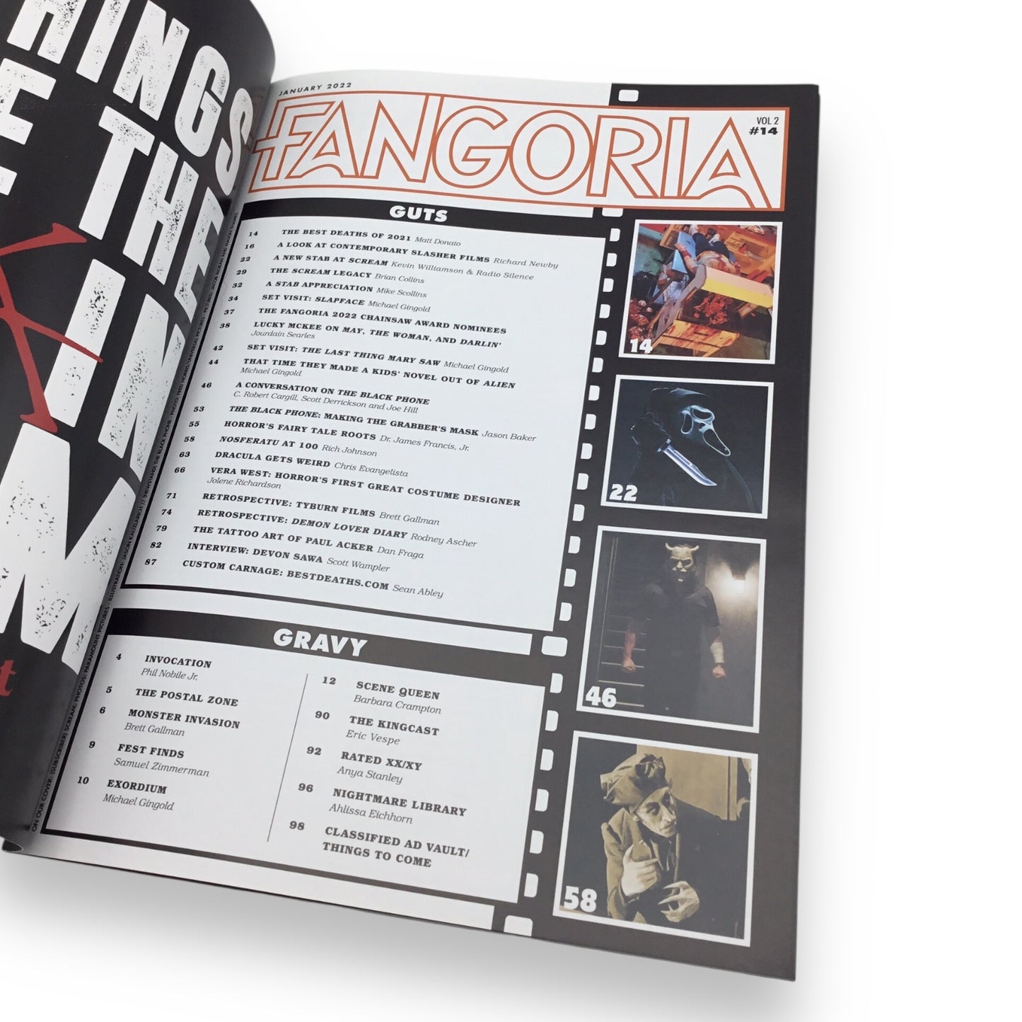 Fangoria Vol 2 #14 Scream Subscriber Cover October 2022