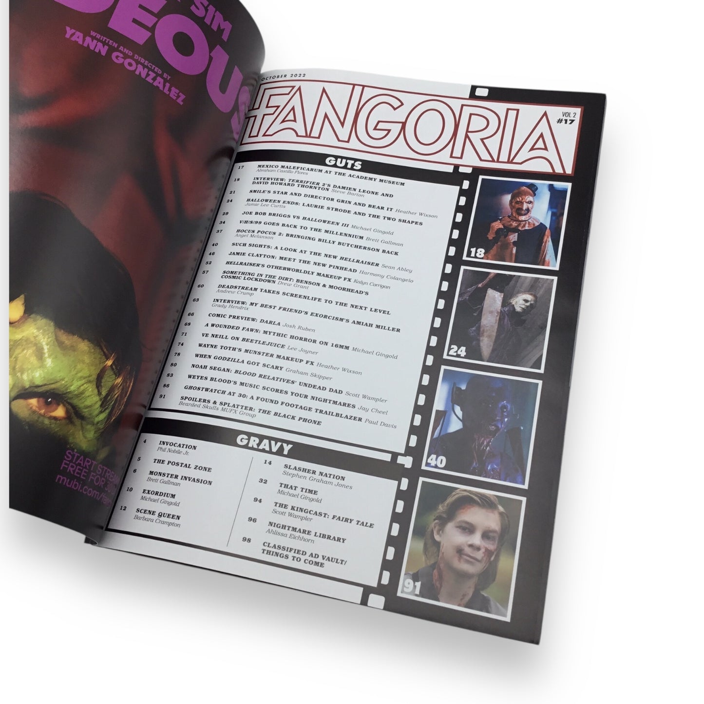 Fangoria Vol 2 #17 Halloween Subscriber Cover October 2022