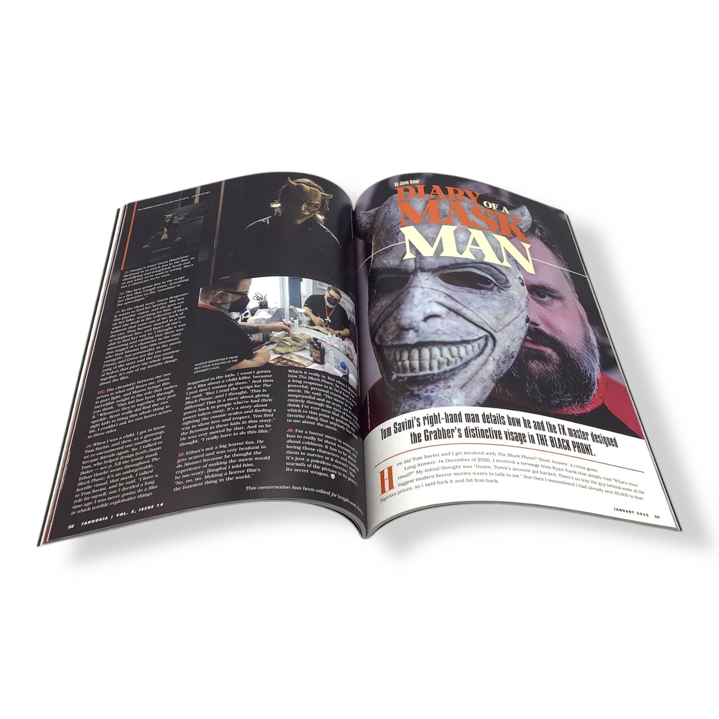 Fangoria Vol. 2 Issue #14 – January 2022 | Scream Movie & The Black Phone Features