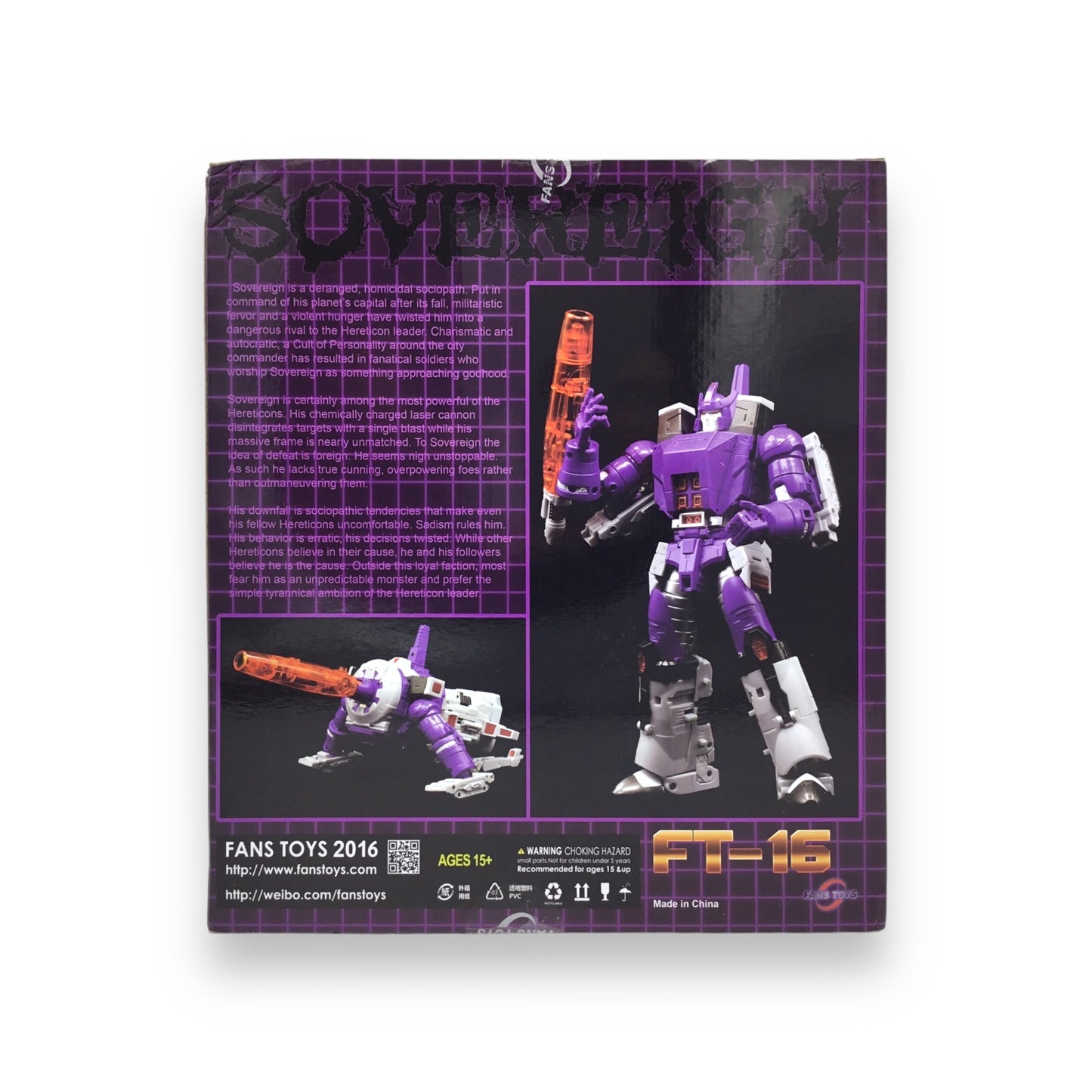 Fans Toys FT-16M Sovereign G1 Galvatron NEW SEALED Metallic color MP Action Figure Third Party