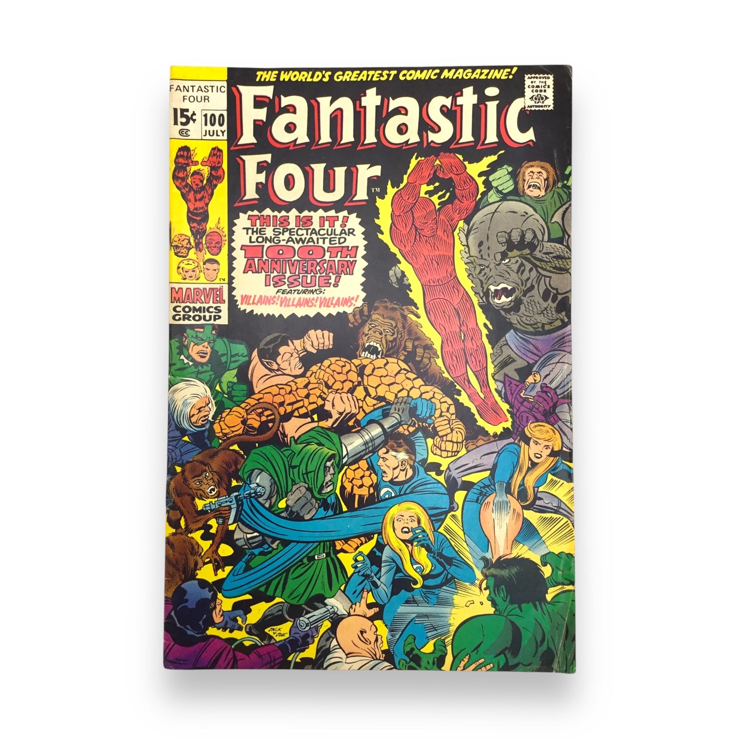 Fantastic Four #100 1970 Marvel Jack Kirby Stan Lee