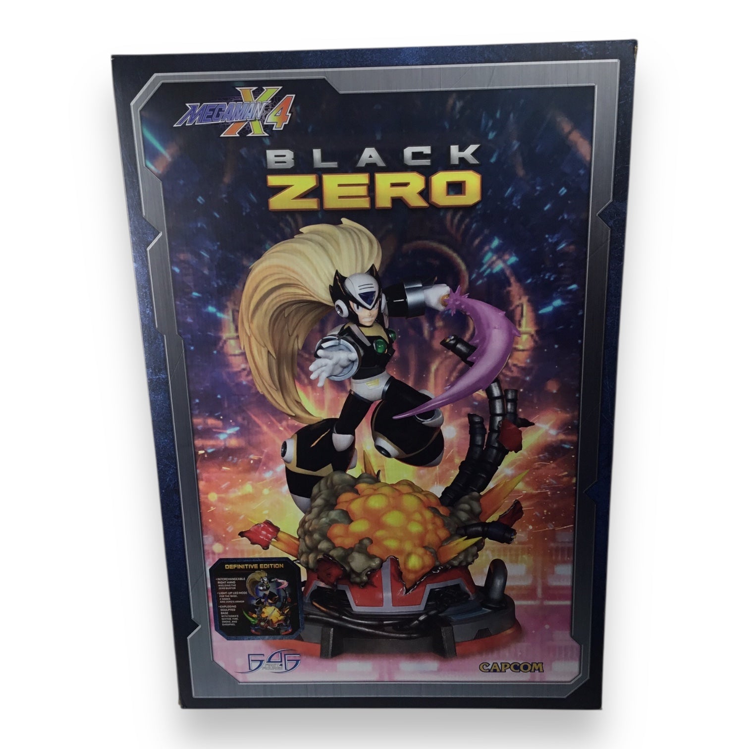 First 4 Figures Mega Man X4 Black Zero Statue Definitive Edition