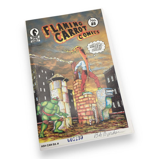 Flaming Carrot Comics #25 Ashcan (1984, Dark Horse Comics) Signed by Bob Burden