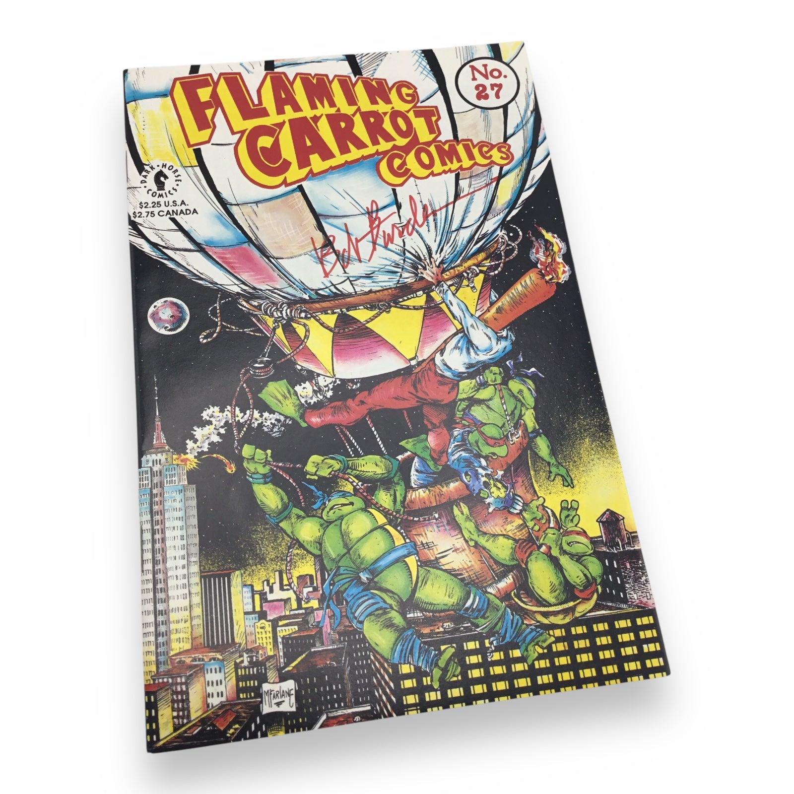 Flaming Carrot Comics #27 (1984, Dark Horse Comics) Signed by Bob Burden