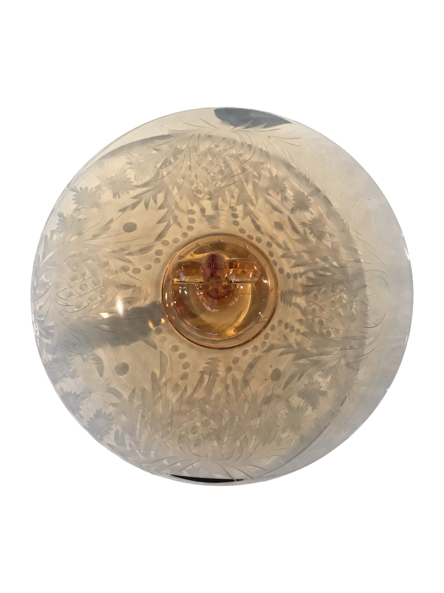 Fostoria Amber Serving Plate
