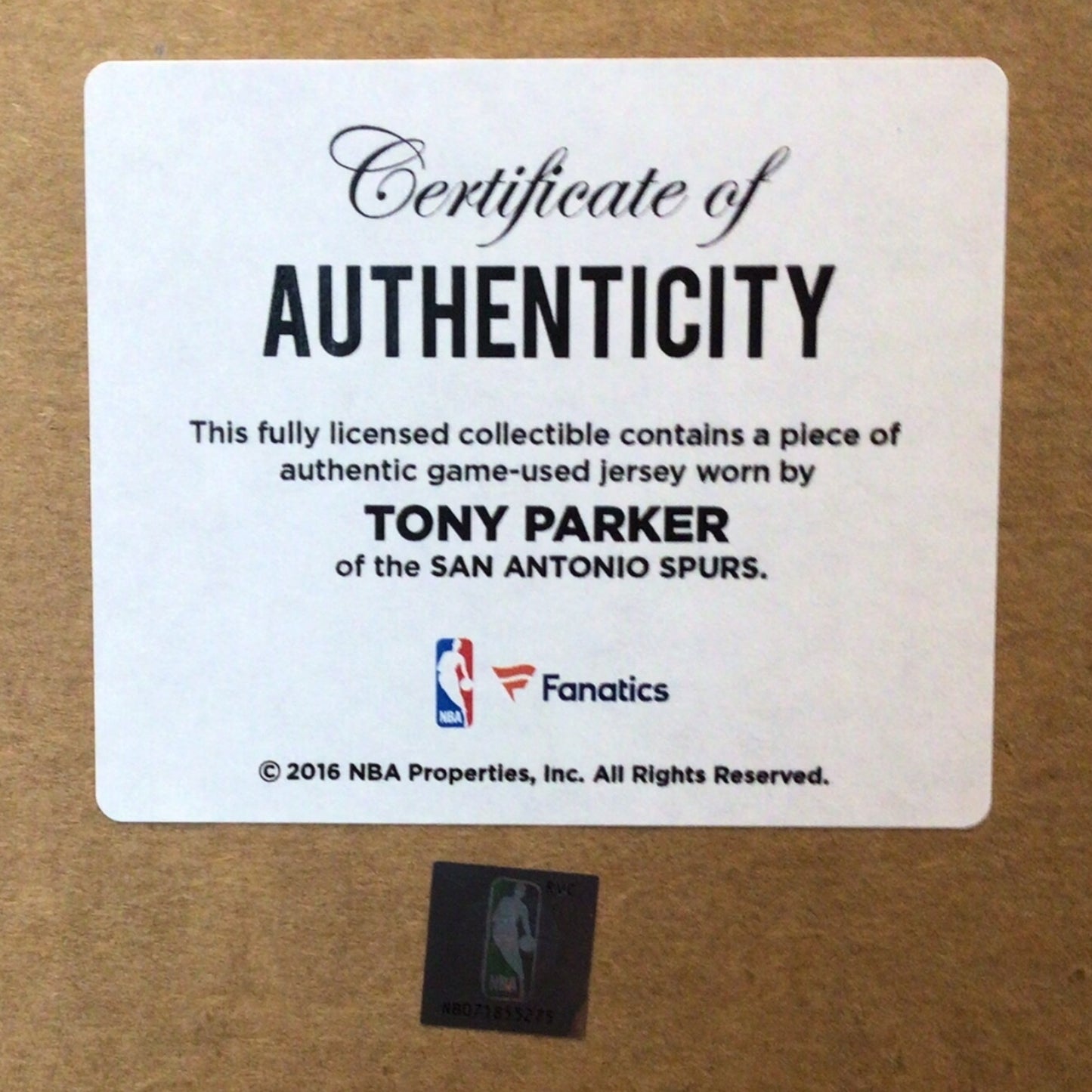 Framed San Antonio Spurs Champions Poster - Tony Parker & Kawhi Leonard