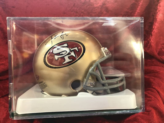 Frank Gore 49ers Certified Authentic Autographed Football Mini Helmet
