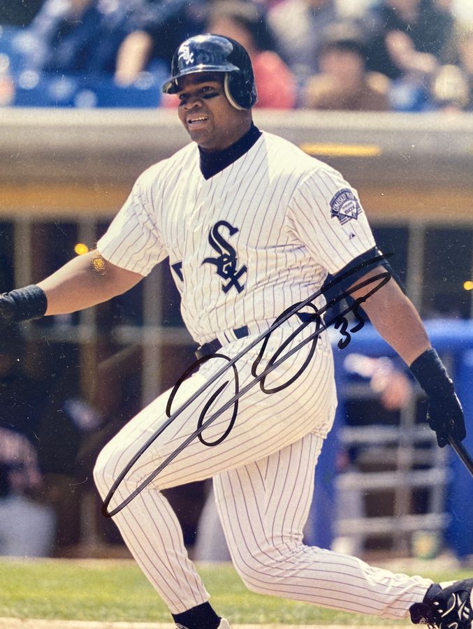 Frank Thomas Signed 8x10 Photo Framed Autograph Chicago White Sox