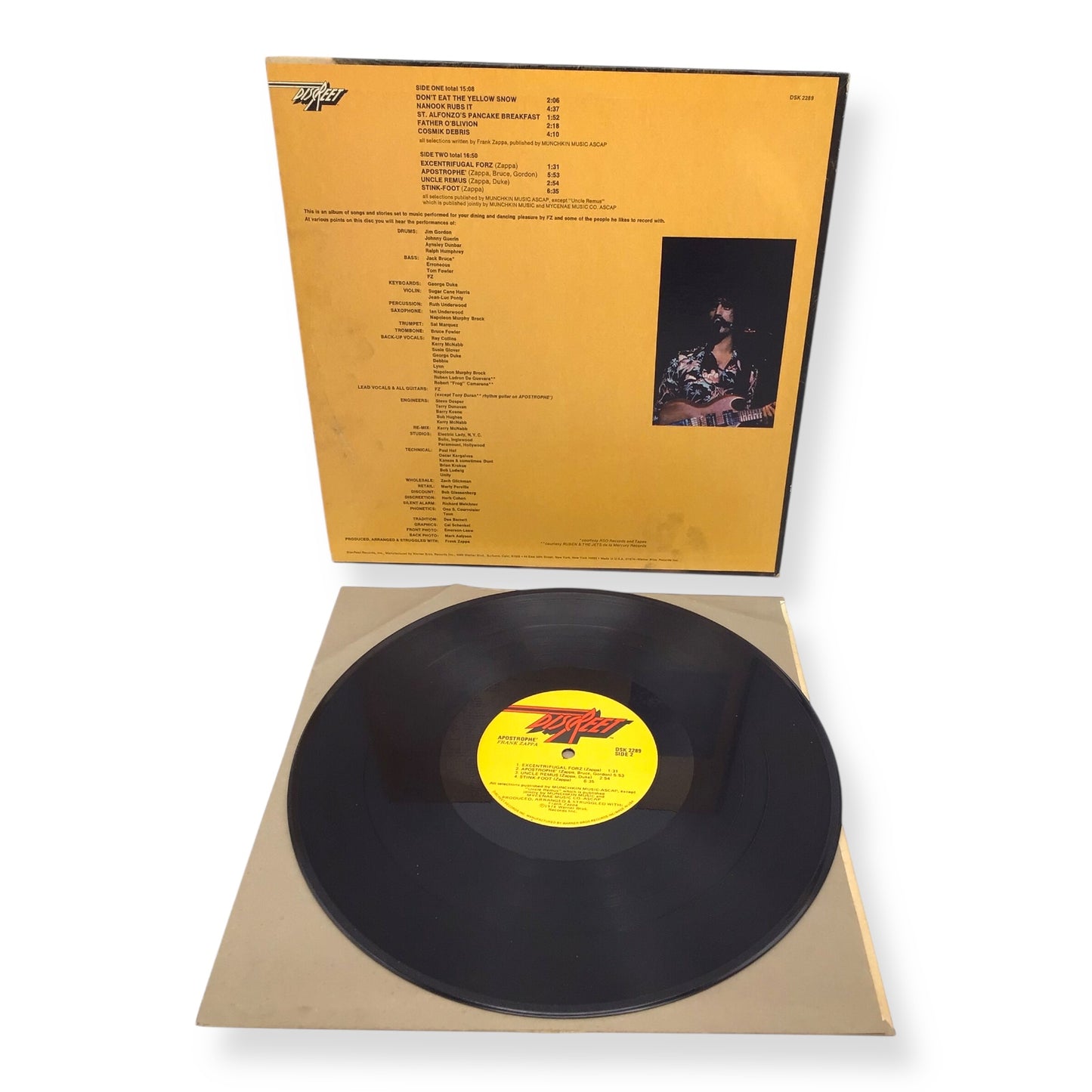 Frank Zappa – Apostrophe (') Vinyl LP | Discreet Records Preowned