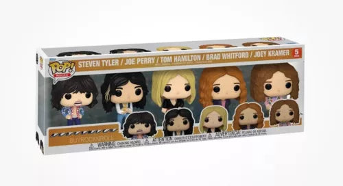 Funko : Aerosmith: Steven Tyler / Joe Perry / Tom Hamilton / Brad Whitford / Joey Kramer - 5 Pack