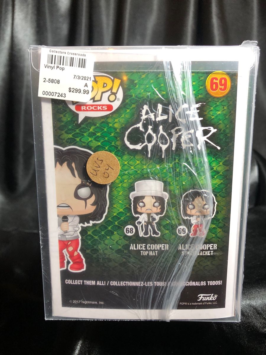Funko POP! - Alice Cooper #69 Autographed Special Edition Figure