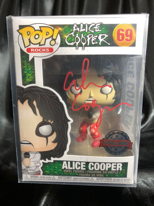 Funko POP! - Alice Cooper #69 Autographed Special Edition Figure