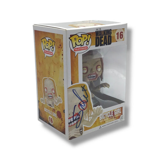 Funko POP! - Bicycle Girl (#16) Signed Vinyl Figure | The Walking Dead