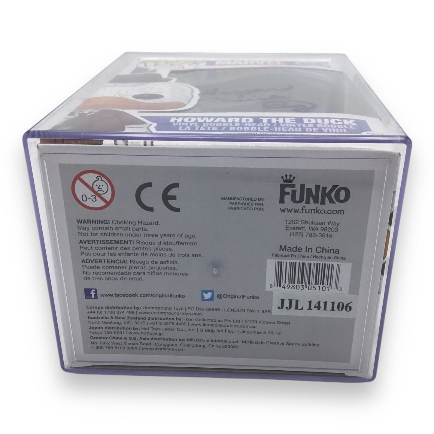 Funko Pop! Howard the Duck #64 Signed by Ed Gale