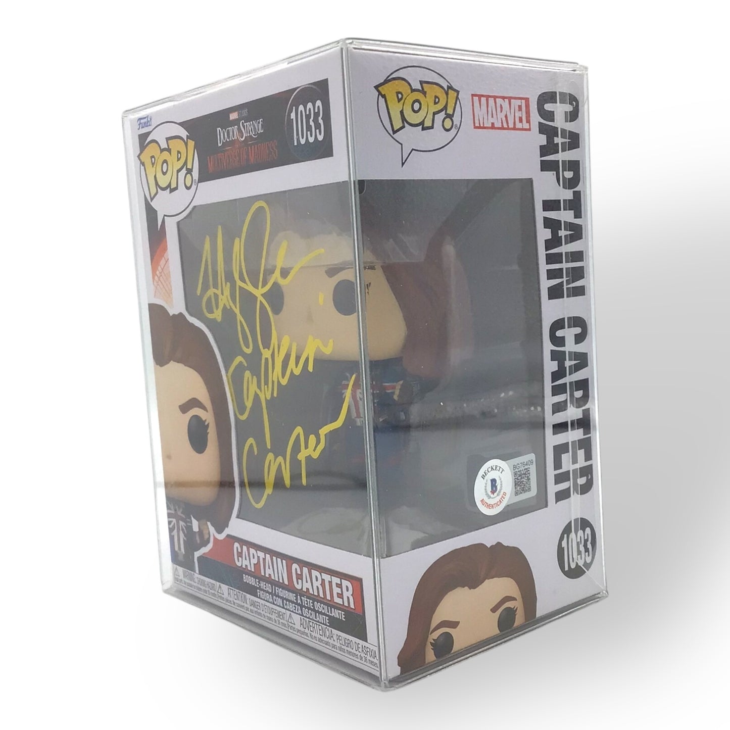 Funko Pop! Marvel Captain Carter #1033 Signed by Hayley Atwell