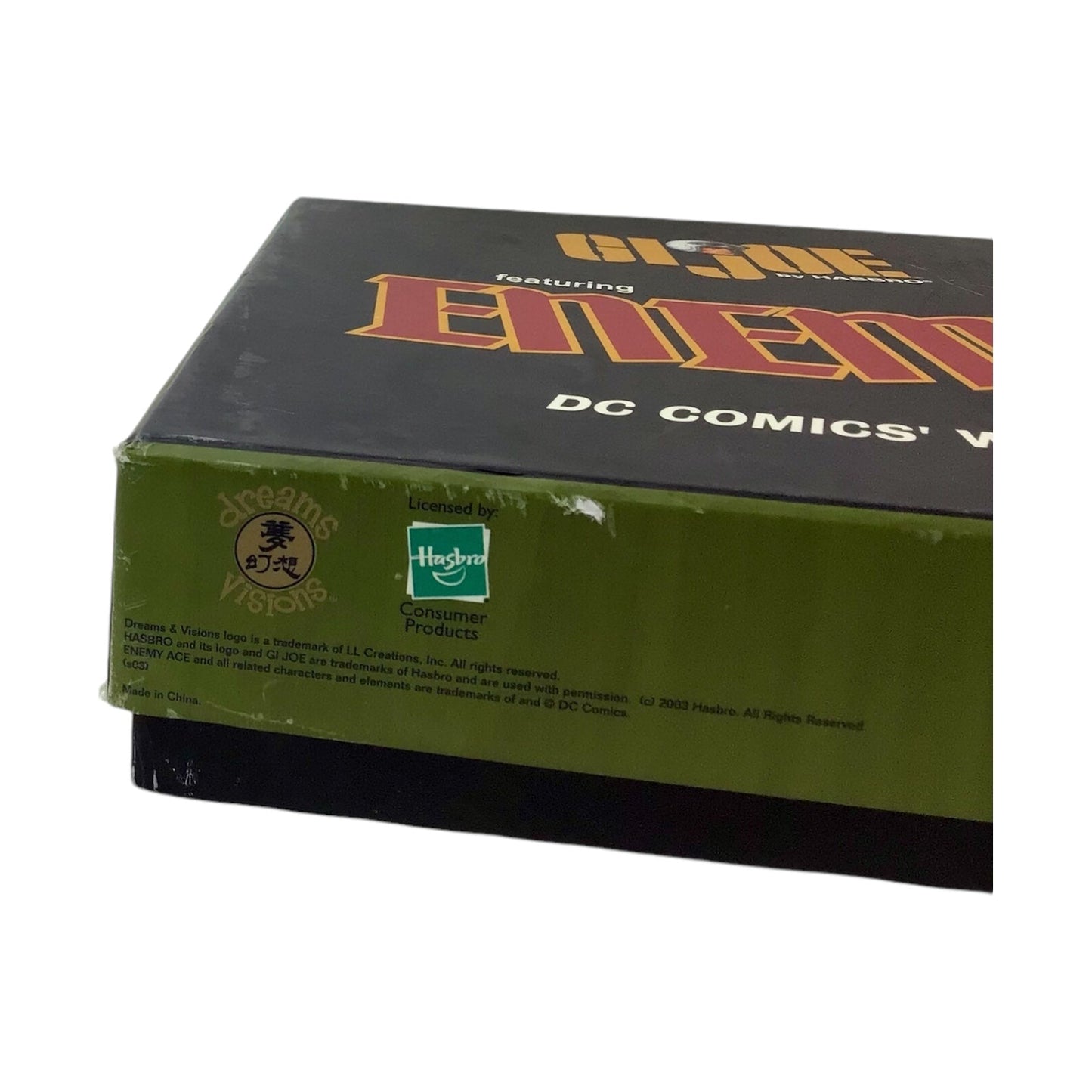 GI JOE Enemy Ace 12" Action Figure DC Comic Military Adventure Hero Box HASBRO 2003.