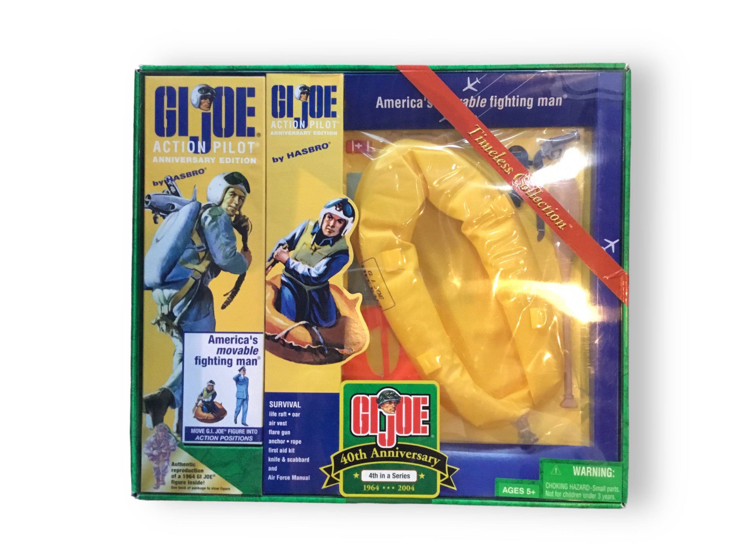 GI Joe Action Pilot Survival 40th Anniversary Edition Sealed 2003