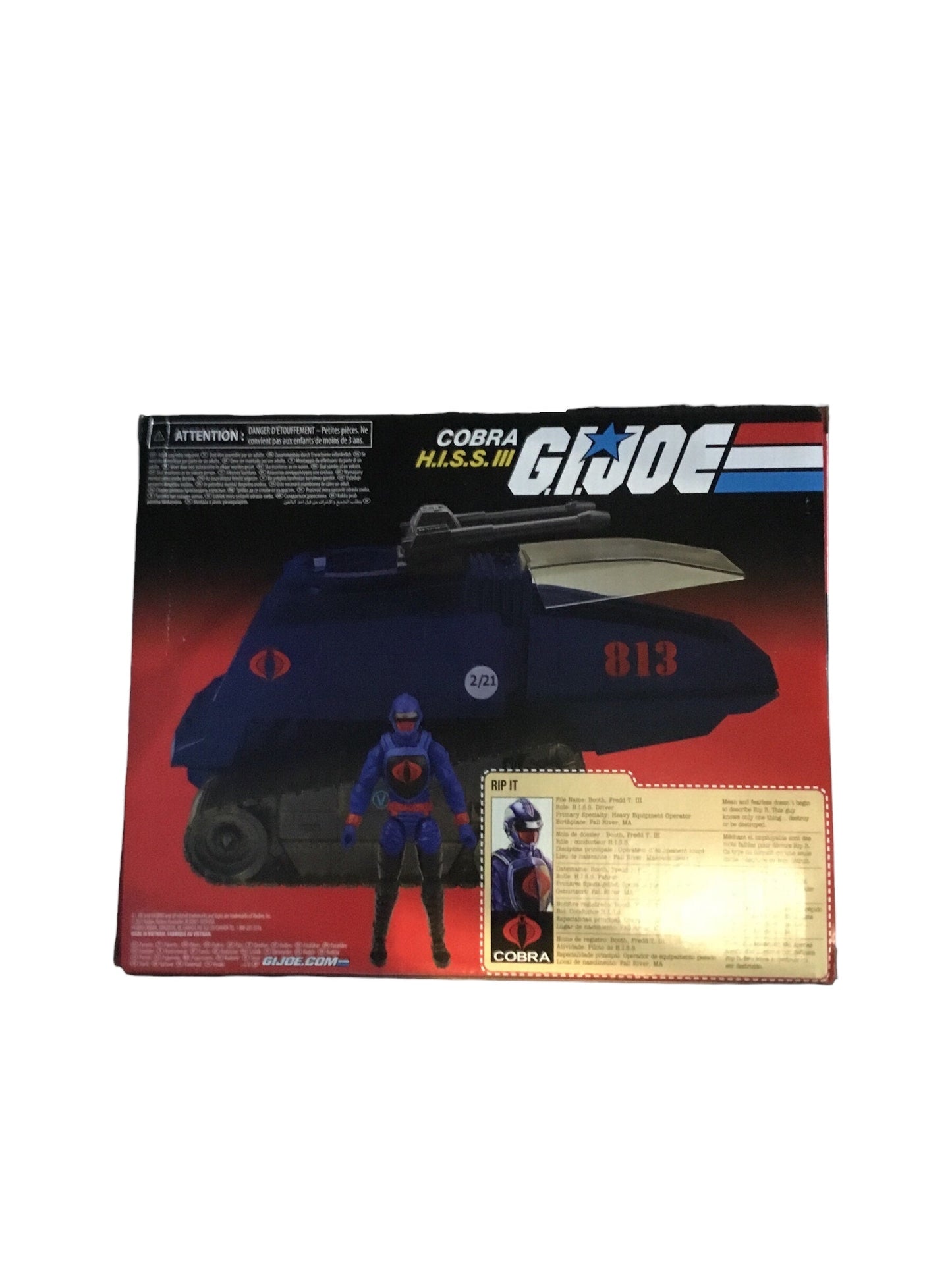 GI Joe Cobra H.I.S.S III Cobra Enemy Hasbro