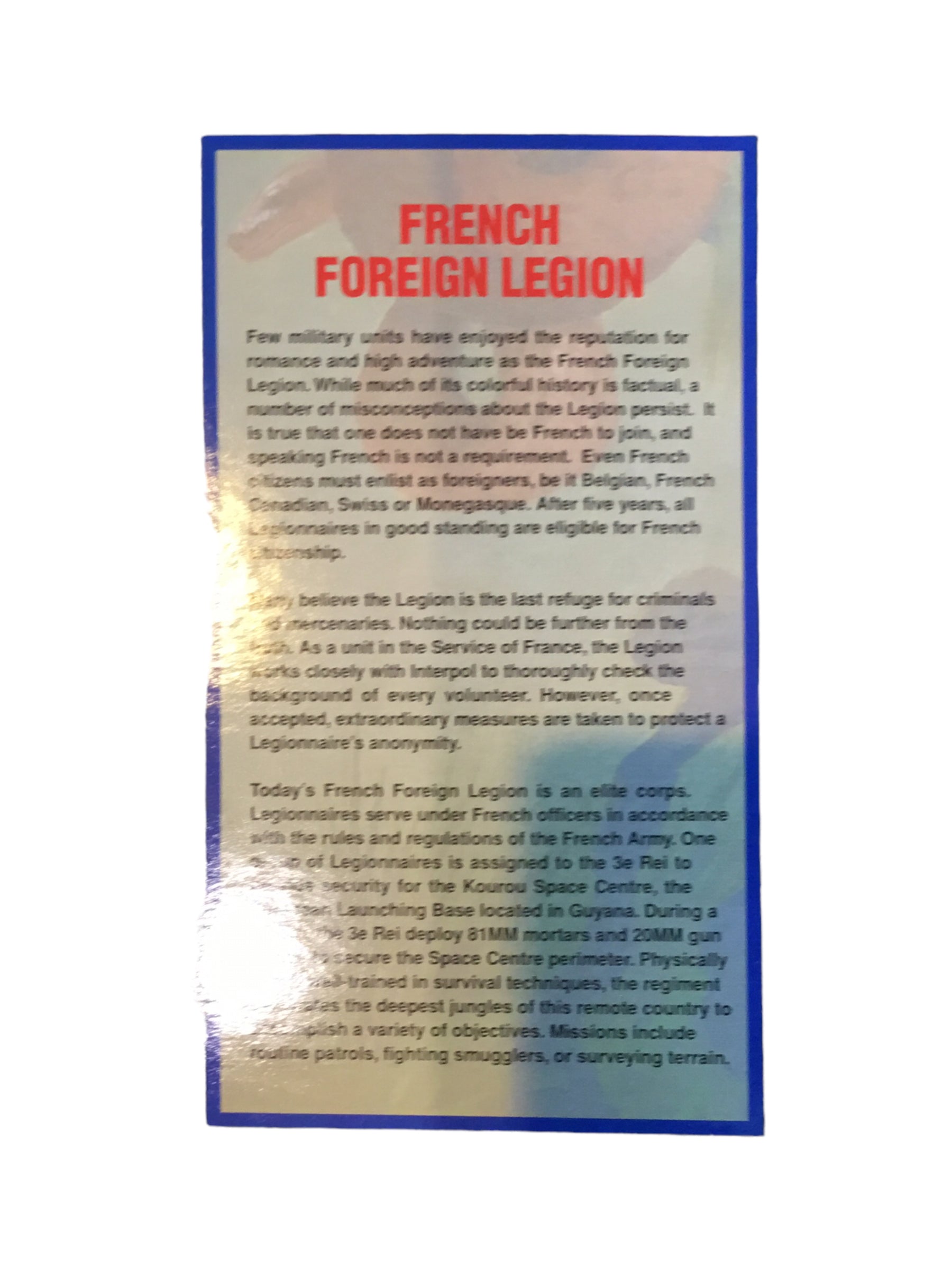 GI Joe French Foreign Legion