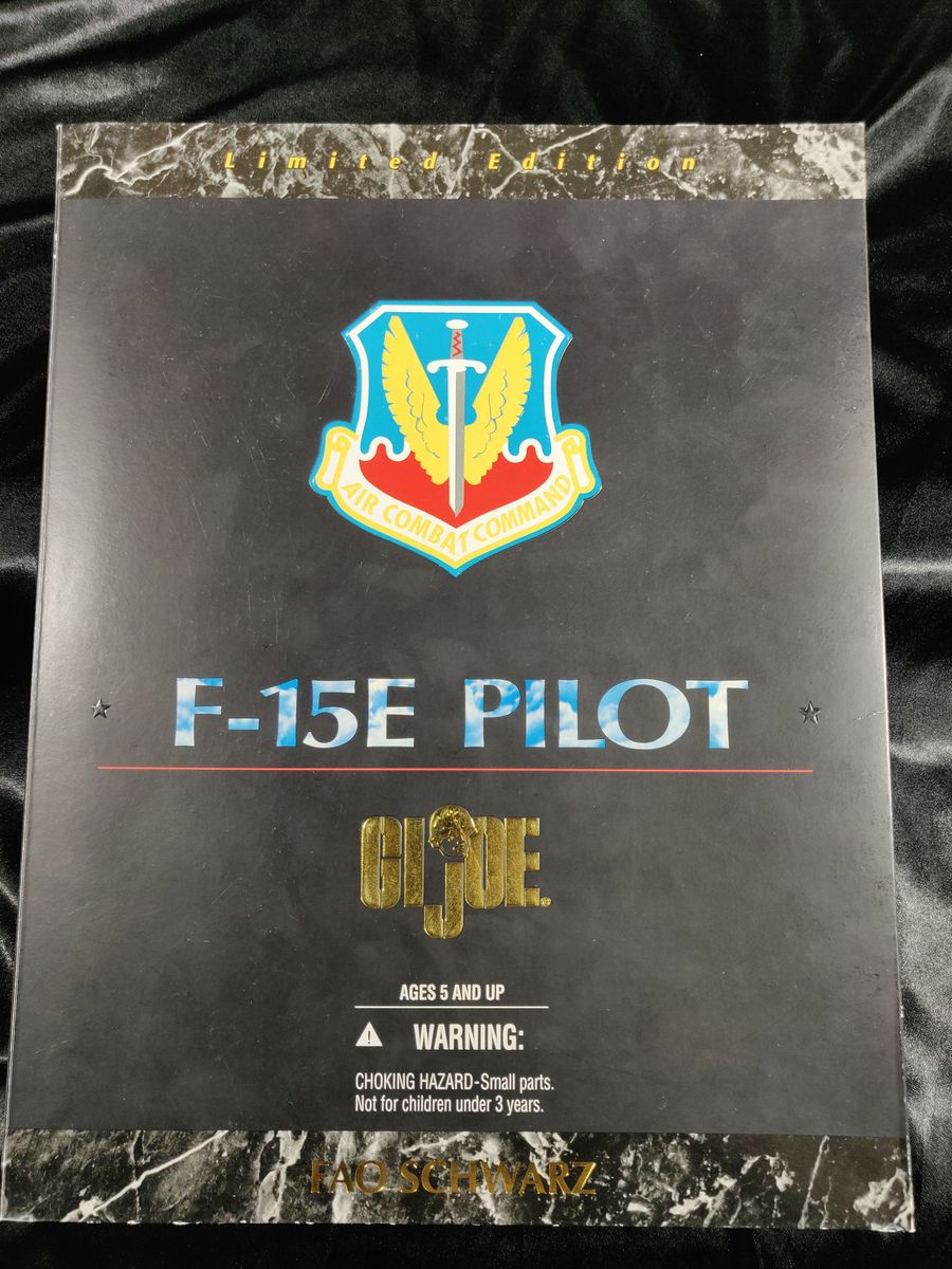 GI Joe Limited Edition F-15E Pilot FAO Schwarz Hasbro Sealed
