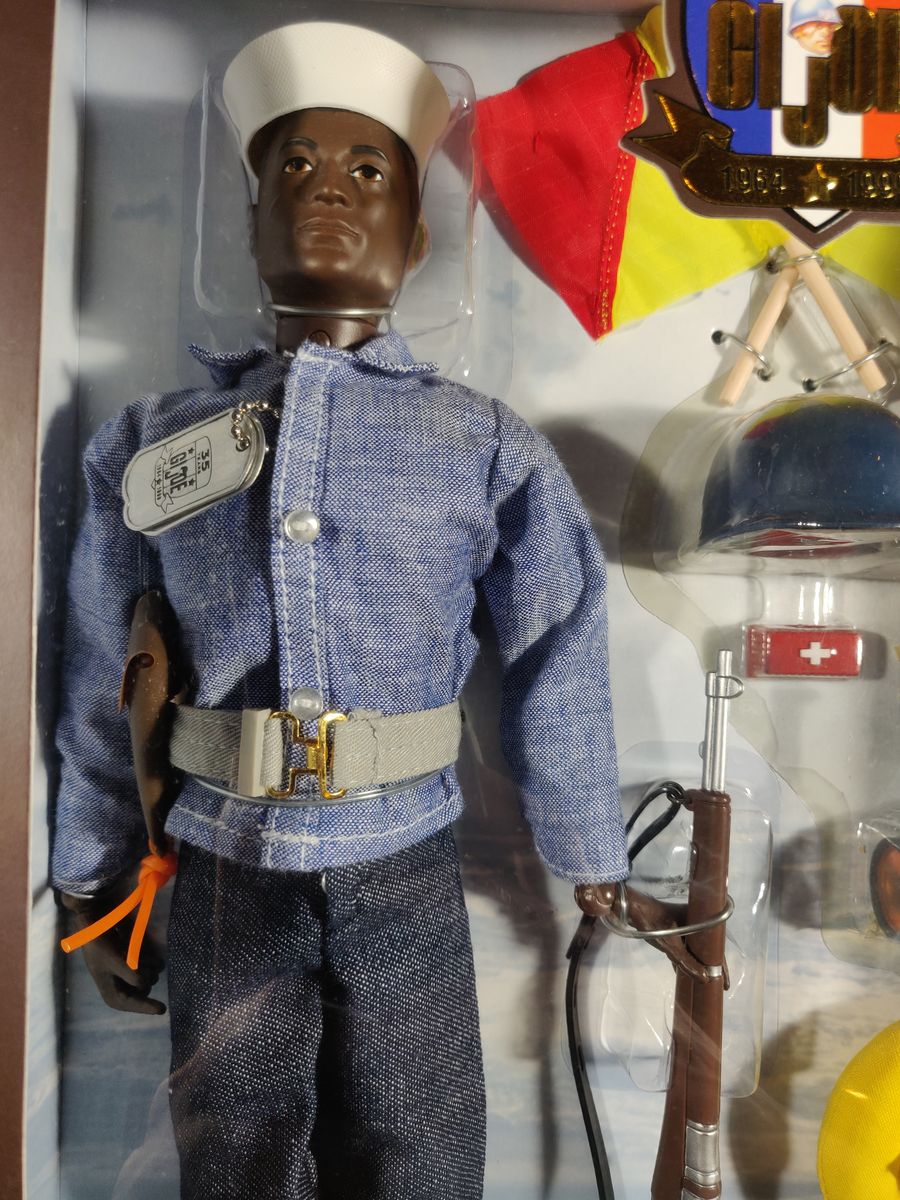 GI Joe Timeless Collection II - Action Sailor (Black) 12" 1999 New Sealed Hasbro