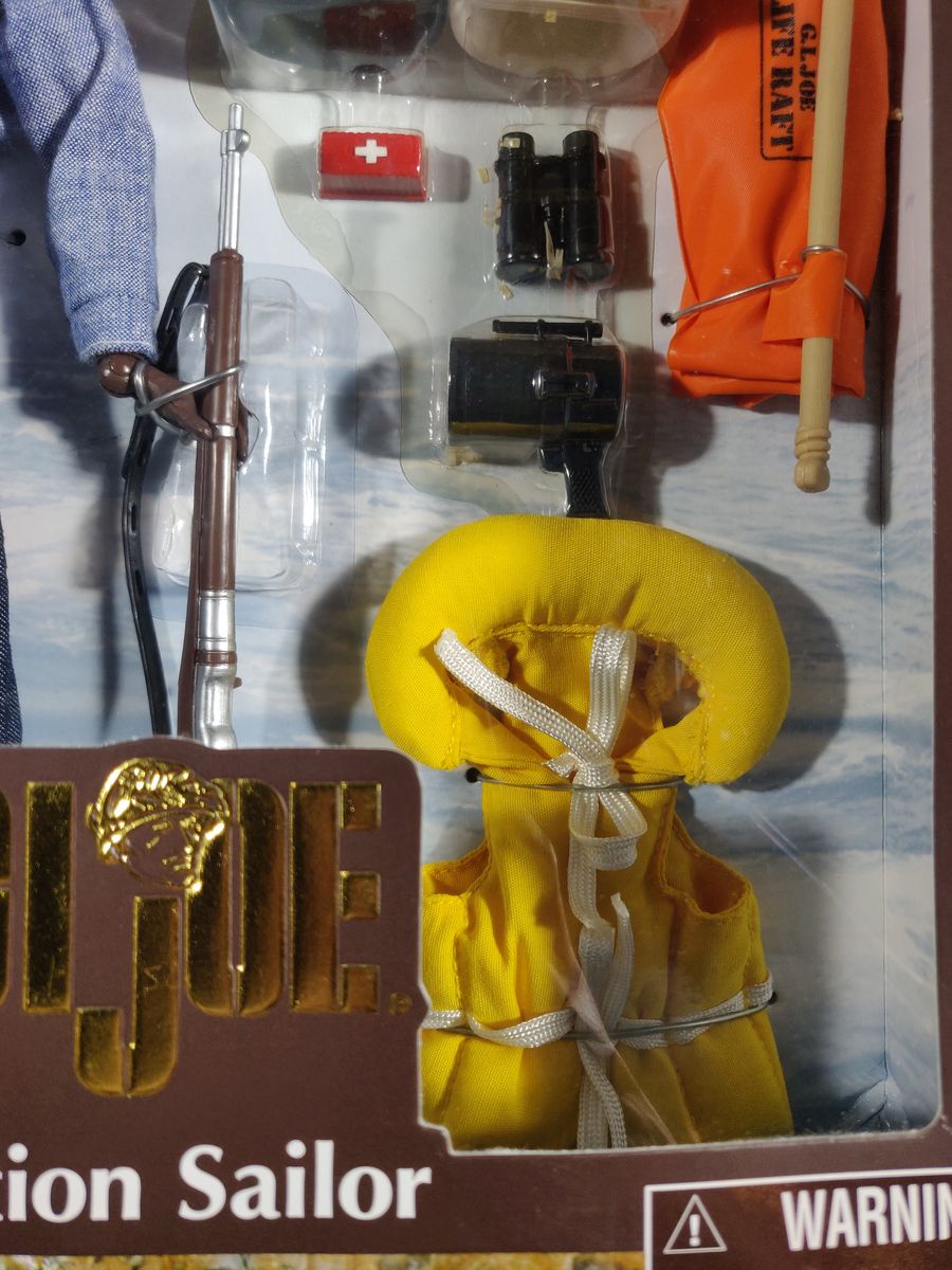 GI Joe Timeless Collection II - Action Sailor (Black) 12" 1999 New Sealed Hasbro