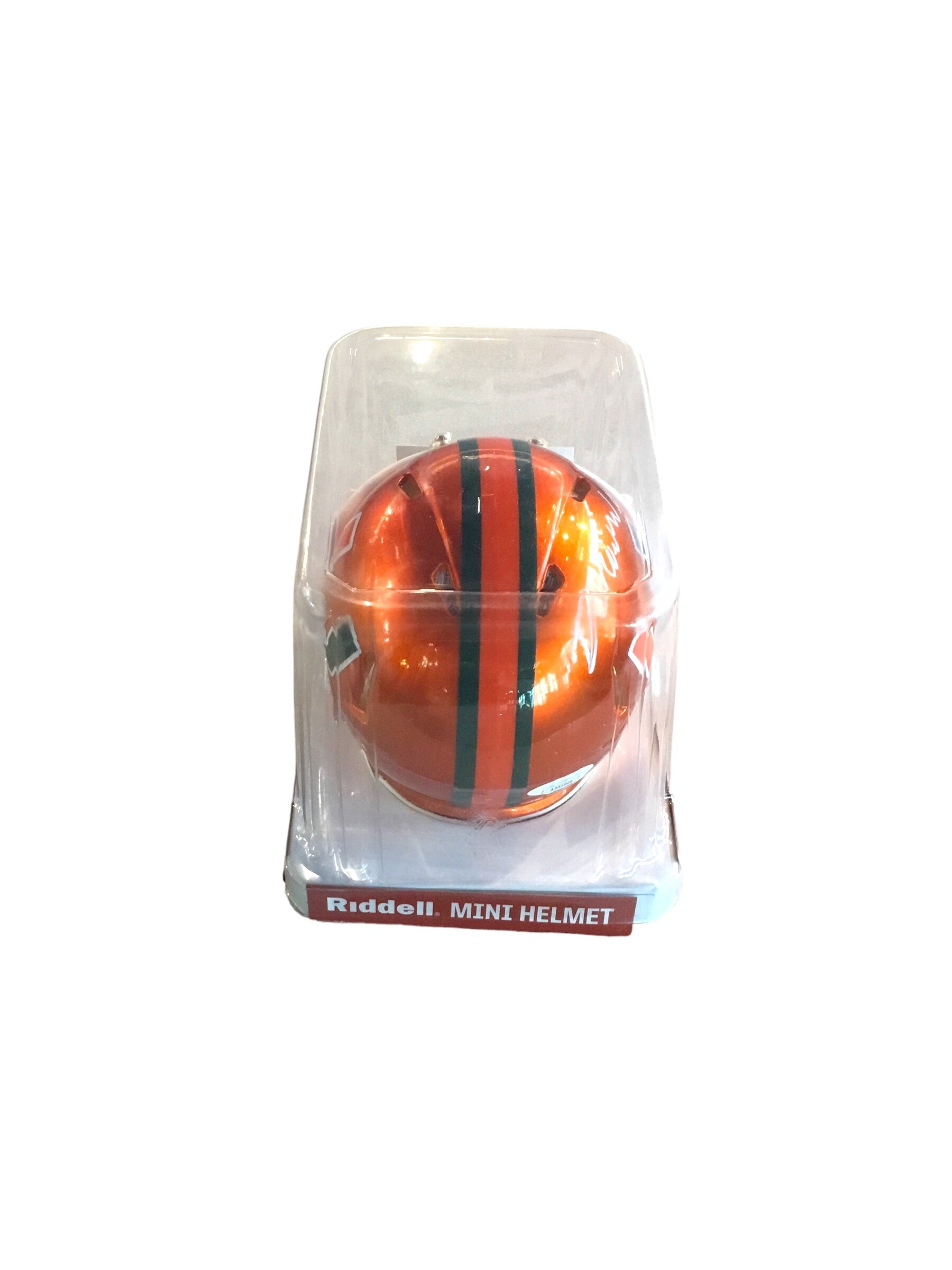 GREG ROUSSEAU AUTOGRAPHED SIGNED MIAMI HURRICANES FLASH MINI HELMET JSA COA