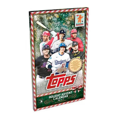 2025 Topps MLB Holiday Advent Calendar Plus packs and exclusive inserts!