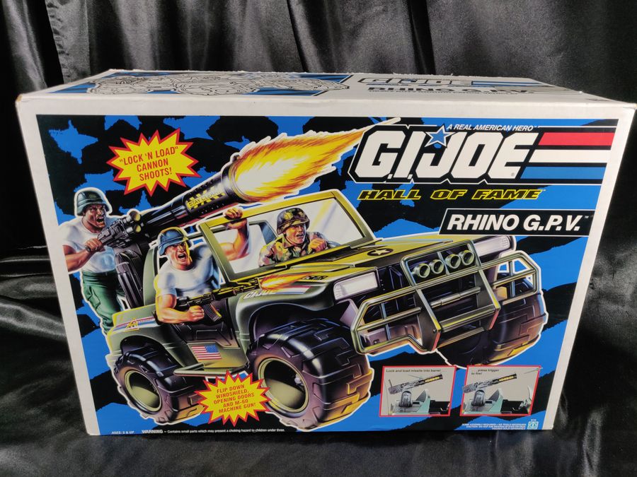 G.I Joe Hall of Fame - Rhino G.P.V Heavy Duty Ground Patrol Vehicle Sealed 1993