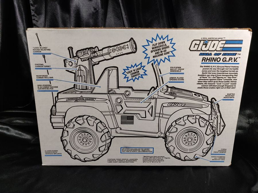 G.I Joe Hall of Fame - Rhino G.P.V Heavy Duty Ground Patrol Vehicle Sealed 1993