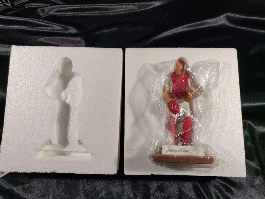 Gartlan Johnny Bench Autographed Cold Cast Baseball Figure #1747/1989 Certified