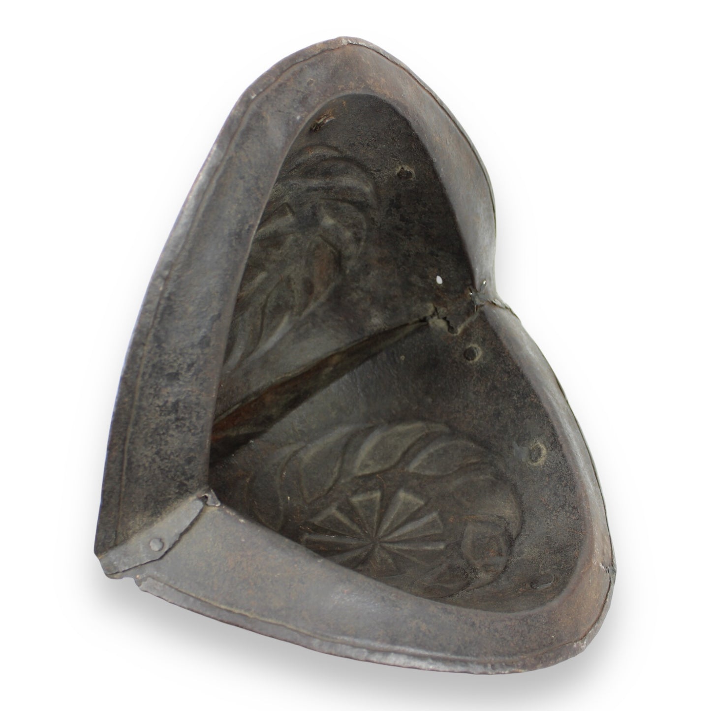 German Black and White Morion Helmet (Late 16th–Early 17th Century)